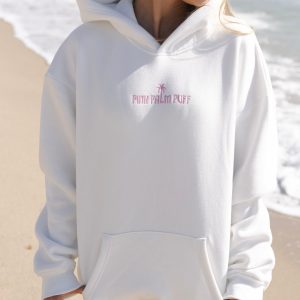 Classic Puff Hoodie in Pink Opal