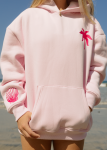 Hawaii Hibiscus Hoodie in Blush