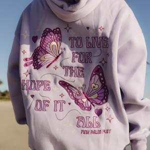 To Live For the Hope of it All Hoodie in Lilac