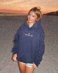 Classic Puff Hoodie in Navy