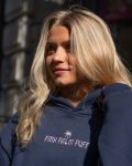 Classic Puff Hoodie in Navy