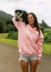 Classic Puff Hoodie in Pink